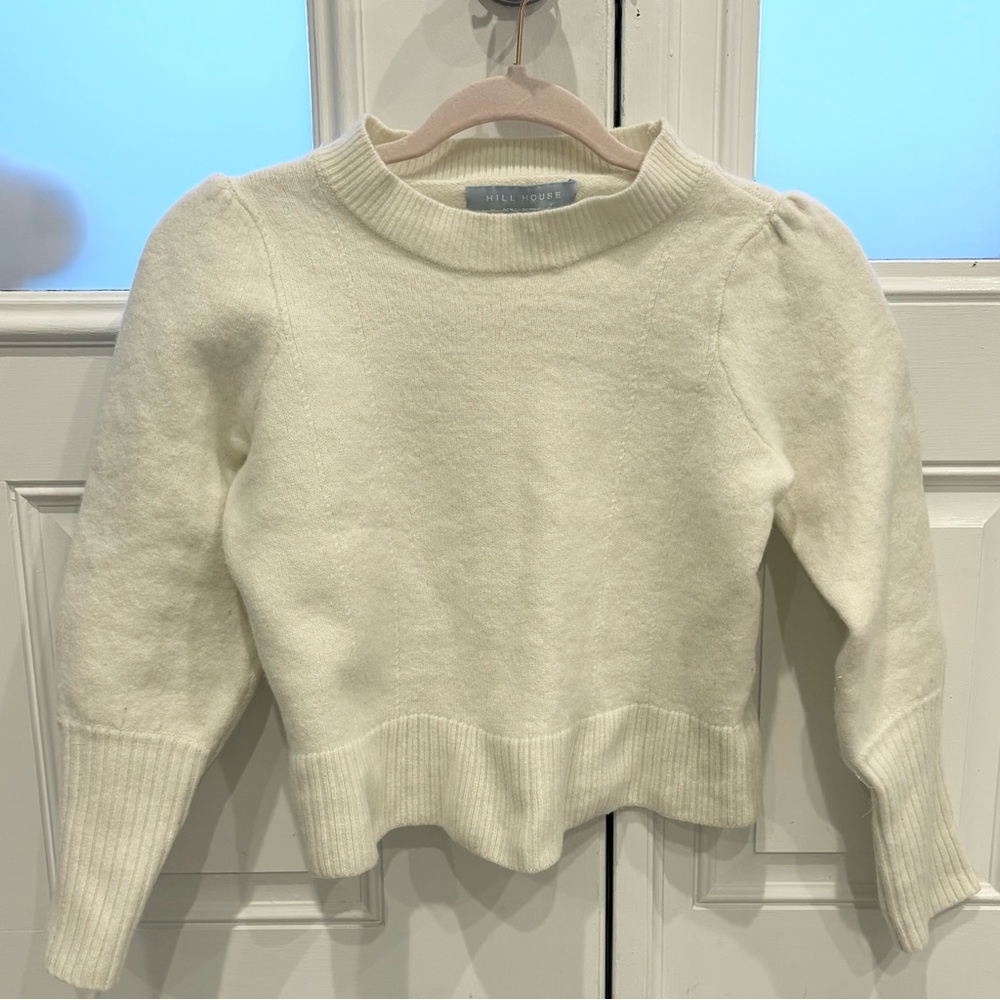 Hill house cream sweater size small